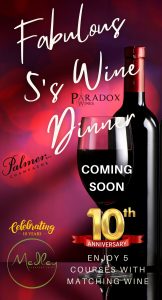 Fabulous 5s Wine Dinner